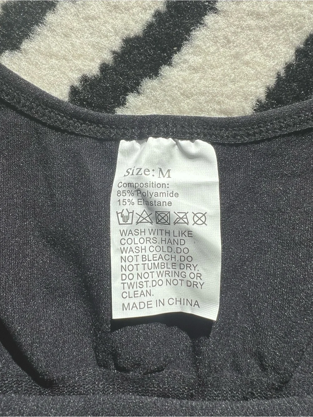 Black Shapewear Tummy Control Bodysuit Thong in Black